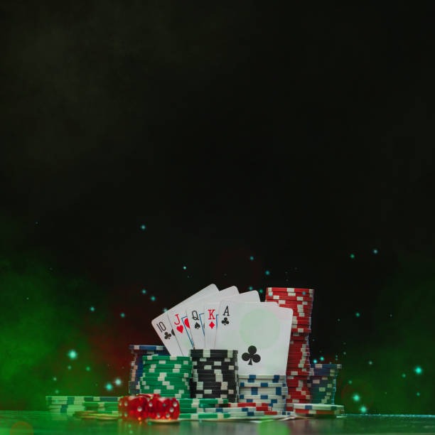 Roulette wheel spinning with betting layout